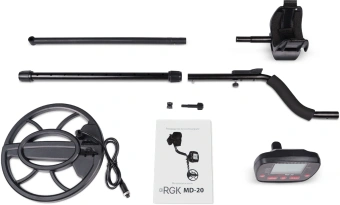 Металлоискатель RGK MD-20 черный (754880) - цена, купить или заказать с доставкой в интернет-магазине Металлоискатель RGK MD-20 черный (754880) - купить недорого с доставкой в интернет-магазине