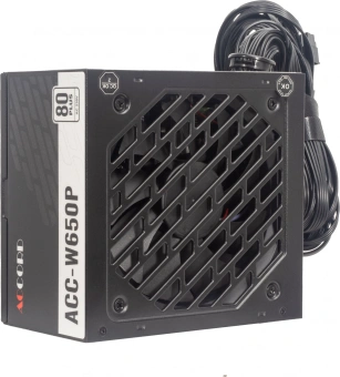 Блок питания Accord ATX 650W ACC-W650P 80+ white (20+4pin) APFC 120mm fan 6xSATA RTL - купить недорого с доставкой в интернет-магазине