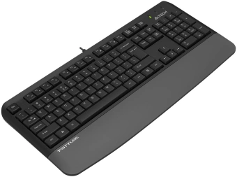 Клавиатура A4Tech Fstyler FK20 серый USB Multimedia (подставка для запястий) (FK20) кабель 1.5м - купить недорого с доставкой в интернет-магазине