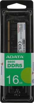 Память DDR5 16GB 5600MHz A-Data AD5S560016G-S RTL PC5-44800 CL46 SO-DIMM 262-pin 1.1В single rank Ret - купить недорого с доставкой в интернет-магазине