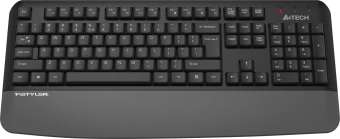 Клавиатура A4Tech FGK20 серый USB беспроводная Multimedia (подставка для запястий) - купить недорого с доставкой в интернет-магазине