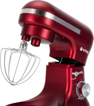 Миксер планетарный Vitek VT-PM0111 1500Вт вишневый - купить недорого с доставкой в интернет-магазине