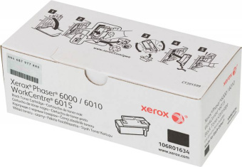 Картридж лазерный Xerox 106R01634 черный (2000стр.) для Xerox Ph 6000/6010N/WC 6015 - купить недорого с доставкой в интернет-магазине