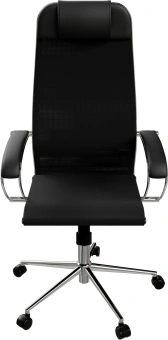 Кресло Метта ErgoLife Set 12 черный сиденье черный сетка с подголов. крестов. сталь хром - купить недорого с доставкой в интернет-магазине