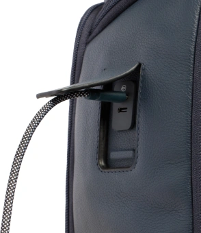 Рюкзак мужской Piquadro Russel CA7162W137/BLU синий натур.кожа - купить недорого с доставкой в интернет-магазине