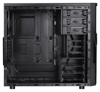 Корпус Thermaltake Versa H21 черный без БП ATX 2x120mm 1xUSB2.0 1xUSB3.0 audio bott PSU - купить недорого с доставкой в интернет-магазине