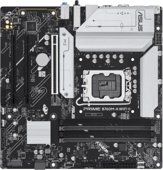 Материнская плата Asus PRIME B760M-A WIFI II Soc-1700 Intel B760 4xDDR5 mATX AC`97 8ch(7.1) 2.5Gg RAID+HDMI+DP - купить недорого с доставкой в интернет-магазине