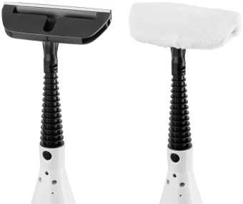 Швабра паровая Kitfort КТ-1097 1250Вт белый/желтый - купить недорого с доставкой в интернет-магазине