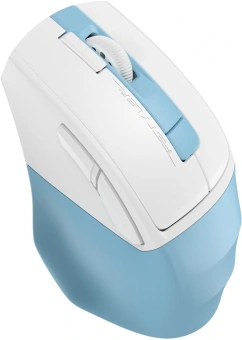 Мышь A4Tech Fstyler FG45CS Air2 голубой/белый оптическая 2000dpi silent беспров. USB для ноутбука 7but (FG45CS AIR2 USB (ICY BLUE)) - купить недорого с доставкой в интернет-магазине