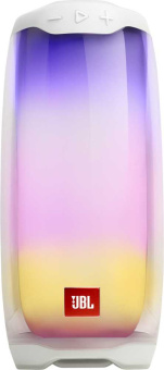 Колонка порт. JBL Pulse 4 белый 20W 1.0 BT 10м 7260mAh (JBLPULSE4WHTAM) - купить недорого с доставкой в интернет-магазине