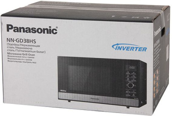 Микроволновая Печь Panasonic NN-GD38HSZPE 23л. 1000Вт черный/нержавеющая сталь - купить недорого с доставкой в интернет-магазине