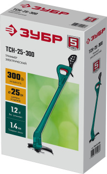 Триммер электрический Зубр ТСН-25-300 300Вт разбор.штан. реж.эл.:леска - купить недорого с доставкой в интернет-магазине