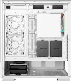 Корпус Montech Sky Two белый без БП ATX 3x140mm 2xUSB3.0 audio bott PSU - купить недорого с доставкой в интернет-магазине