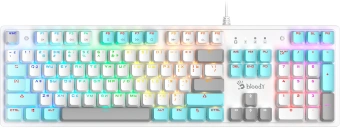 Клавиатура A4Tech Bloody S510R механическая белый USB for gamer LED (S510R USB ICY WHITE/BLMS RED) - купить недорого с доставкой в интернет-магазине