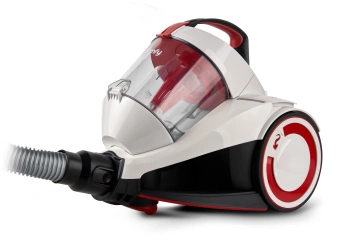 Пылесос Domfy DSC-VC505 2000Вт белый/красный - купить недорого с доставкой в интернет-магазине