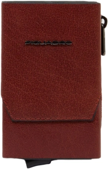 Чехол для кредитных карт Piquadro Solm PP5585S141R/CU табачный натур.кожа/алюм. - купить недорого с доставкой в интернет-магазине