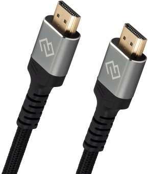 Кабель аудио-видео Digma HDMI (m)/HDMI (m) 1.5м. феррит.кольца позолоч.конт. черный (D-HDMI-2FF-V2.1-1.5M) - купить недорого с доставкой в интернет-магазине