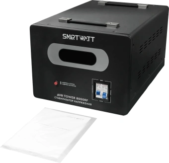 Стабилизатор напряжения Smartwatt AVR Tower 8000RF 8000ВА черный - купить недорого с доставкой в интернет-магазине