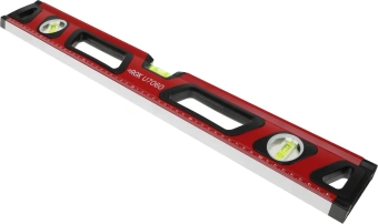 Уровень RGK U7060 пузырьковый 3глаз. магнит. красный - купить недорого с доставкой в интернет-магазине