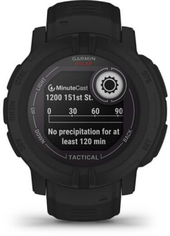 Смарт-часы Garmin Instinct 2 Solar 45мм 0.9" AMOLED корп.черный силикон рем.черный (010-02627-03) - купить недорого с доставкой в интернет-магазине