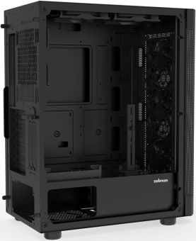 Корпус Zalman i4 черный без БП ATX 5x120mm 2xUSB2.0 1xUSB3.0 audio bott PSU - купить недорого с доставкой в интернет-магазине
