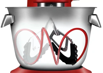 Кухонная машина Bosch MUM9A66R00 планетар.вращ. 1600Вт красный - купить недорого с доставкой в интернет-магазине