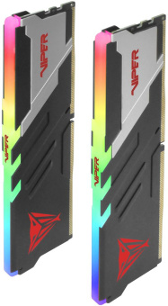 Память DDR5 2x32Gb 5600MHz Patriot PVVR564G560C40K Viper Venom RGB RTL Gaming PC5-44800 CL40 DIMM 288-pin 1.35В kit с радиатором Ret - купить недорого с доставкой в интернет-магазине