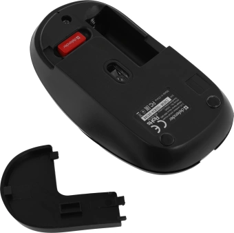 Мышь Defender Wave MM-995 черный оптическая 1600dpi silent беспров. USB для ноутбука 3but (52995) - купить недорого с доставкой в интернет-магазине