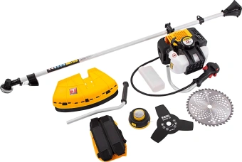 Триммер бензиновый Denzel DGT-520 2200Вт 3л.с. неразбор.штан. реж.эл.:леска/нож - купить недорого с доставкой в интернет-магазине