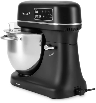 Миксер планетарный Vitek VT-PM0770 1100Вт черный - купить недорого с доставкой в интернет-магазине
