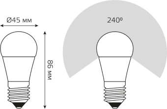 Лампа светодиодная Gauss 7Вт цок.:E27 св.свеч.бел.теп. (упак.:1шт) (105102107-D) - купить недорого с доставкой в интернет-магазине