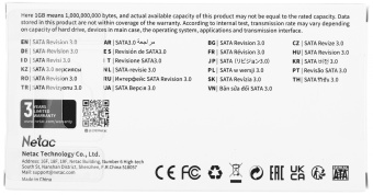 Накопитель SSD Netac SATA-III 512GB NT01N5M-512G-M3X N5M mSATA - купить недорого с доставкой в интернет-магазине