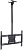 Кронштейн для телевизора Kromax COBRA-4 черный 15"-75" макс.65кг потолочный поворот и наклон