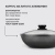 Сковорода ВОК (WOK) Rondell Escurion Grey RDA-1123 круглая 28см покрытие: TriTitan ручка несъемная (с крышкой) серый - цена, купить или заказать с доставкой в интернет-магазине Сковорода ВОК (WOK) Rondell Escurion Grey RDA-1123 круглая 28см покрытие: TriTitan ручка несъемная (с крышкой) серый - купить недорого с доставкой в интернет-магазине