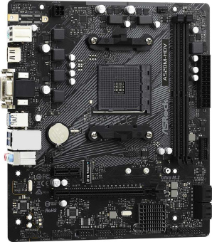 Материнская плата Asrock A520M-HDV Soc-AM4 AMD A520 2xDDR4 mATX AC`97 8ch(7.1) GbLAN RAID+VGA+DVI+HDMI - купить недорого с доставкой в интернет-магазине