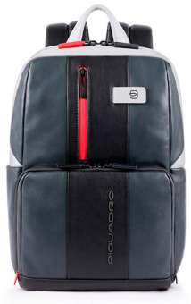 Рюкзак Piquadro Urban CA3214UB00/GRN серый/черный кожа - купить недорого с доставкой в интернет-магазине