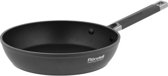 Сковорода Rondell Stolz RDA-1767 круглая 28см покрытие: Xylan Plus ручка несъемная (без крышки) серый - купить недорого с доставкой в интернет-магазине