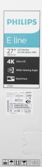 Монитор Philips 27" 276E8VJSB (00/01) черный IPS LED 16:9 HDMI матовая 1000:1 350cd 178гр/178гр 3840x2160 60Hz DP 4K 4.84кг - купить недорого с доставкой в интернет-магазине