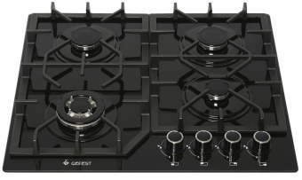 Газовая варочная поверхность Gefest ПВГ 2232-01 черный - купить недорого с доставкой в интернет-магазине