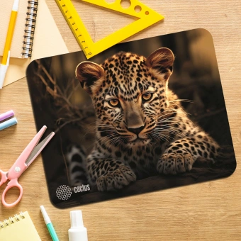 Коврик для мыши Cactus Leopard 250x200x3мм (CS-MP-D06S) - купить недорого с доставкой в интернет-магазине