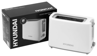 Тостер Hyundai HYT-8006 500Вт белый/серый - купить недорого с доставкой в интернет-магазине