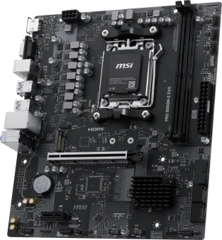 Материнская плата MSI PRO B850M-E EVO Socket AM5 AMD B850 2xDDR5 mATX AC`97 8ch(7.1) 2.5Gg RAID+VGA+HDMI - купить недорого с доставкой в интернет-магазине