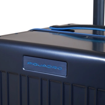 Чемодан Piquadro ALUB2 (BV4427ALUB2/BLU2) 46x69x27см 67л. 6.236кг. алюминий/натур.кожа темно-синий - купить недорого с доставкой в интернет-магазине
