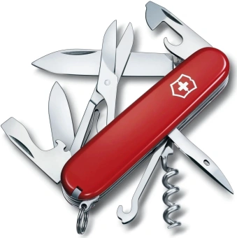 Нож перочинный Victorinox Climber (1.3703) 91мм 14функц. красный карт.коробка - цена, купить или заказать с доставкой в интернет-магазине Нож перочинный Victorinox Climber (1.3703) 91мм 14функц. красный карт.коробка - купить недорого с доставкой в интернет-магазине