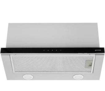 Вытяжка встраиваемая Gorenje TH60E8SGB серебристый управление: сенсорное (1 мотор) - купить недорого с доставкой в интернет-магазине