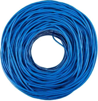 Кабель информационный Rexant 01-0047 кат.6 UTP 4 пары PVC внутренний 305м синий - купить недорого с доставкой в интернет-магазине