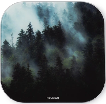 Весы напольные электронные Hyundai H-BS03761 макс.180кг темно-зеленый - купить недорого с доставкой в интернет-магазине