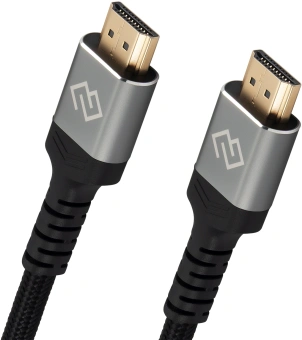 Кабель аудио-видео Digma HDMI (m)/HDMI (m) 3м. феррит.кольца позолоч.конт. черный (D-HDMI-2FF-V2.1-3M) - купить недорого с доставкой в интернет-магазине