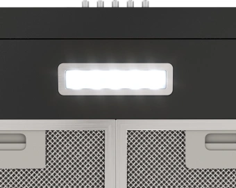 Вытяжка козырьковая Elikor Eco ONE 50 BK черный управление: кнопочное - купить недорого с доставкой в интернет-магазине