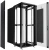 Шкаф серверный Cabeus (SH-05C-42U80/100-BK) напольный 42U 800x1000мм пер.дв.стекл металл 800кг черный 900мм 2055мм IP20 сталь - купить недорого с доставкой в интернет-магазине